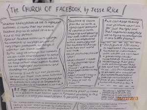Mindmap of The Church of Facebook